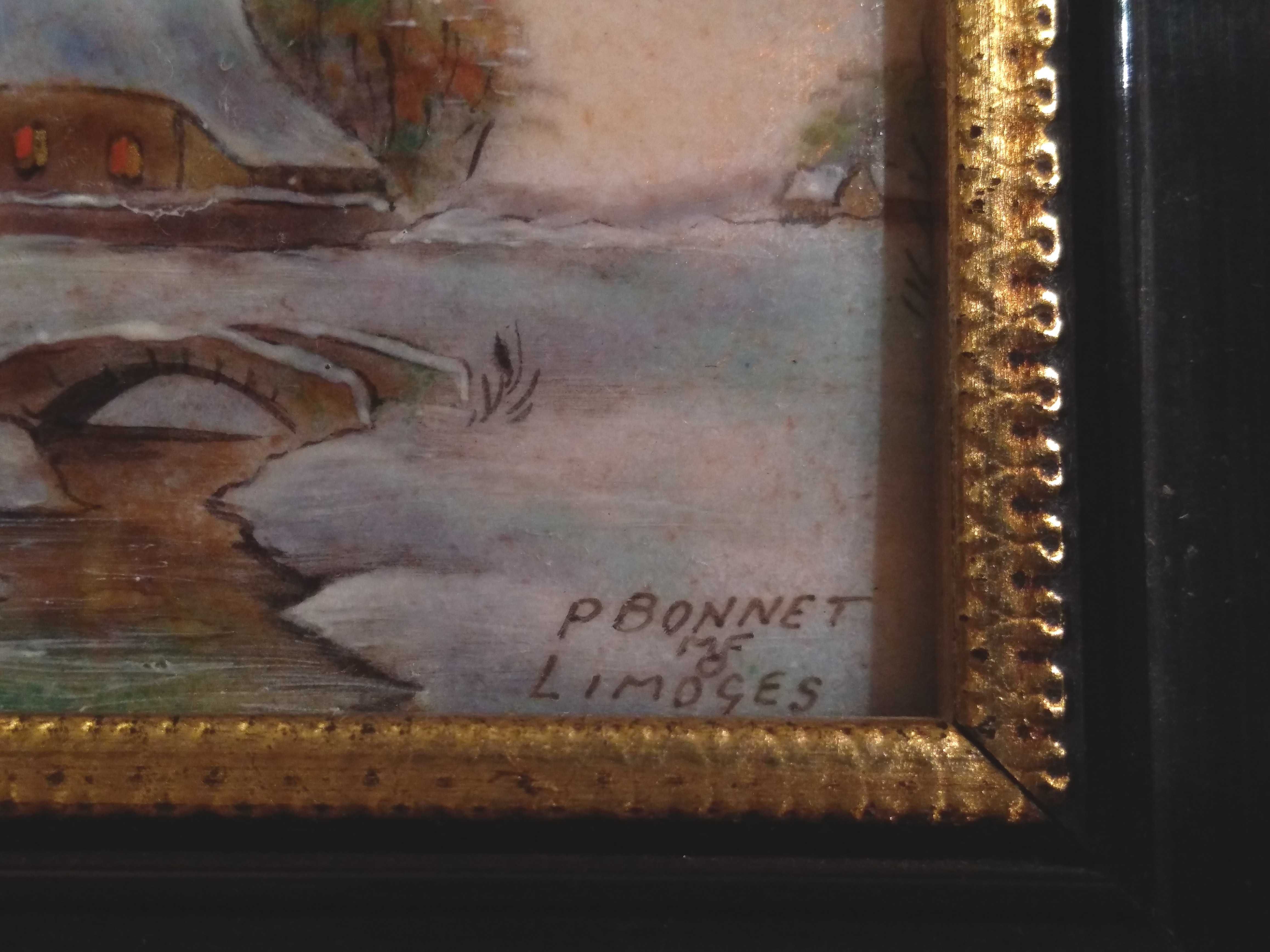 Tablou Limoges Pierre Bonnet | Iarna | Franta, cca. 1920
