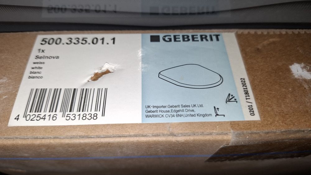 Капак за тоалетна чиния – Geberit Selnova