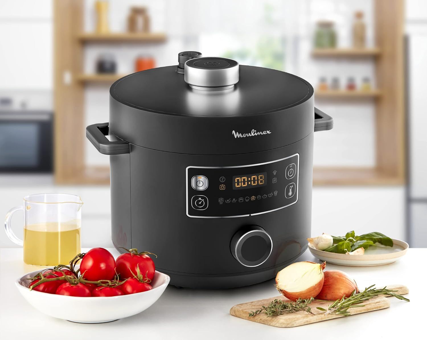 Multicooker electric Moulinex 5L cu 10 programe si cos abur | 246006