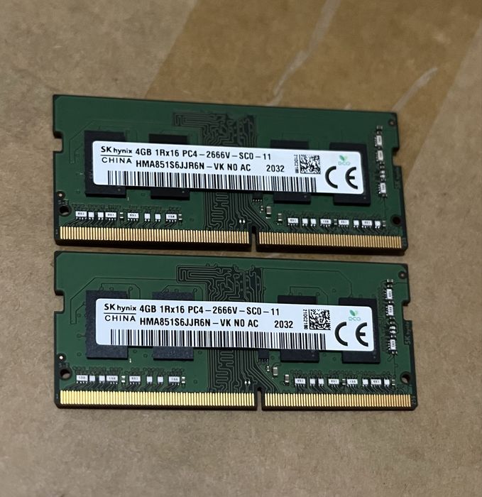 Kit Memorie Ram Leptop 2x4Gb DDR4,8GB