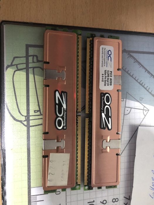 Memorii pc DDR 2 2x512 MB