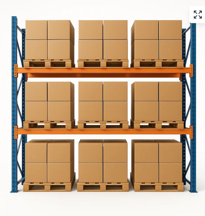 Rafturi metalice in stoc