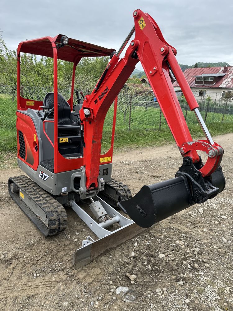 Miniexcavator Bobcat E17 595h fab2022 nu cat doosan jcb takeuki yanmar