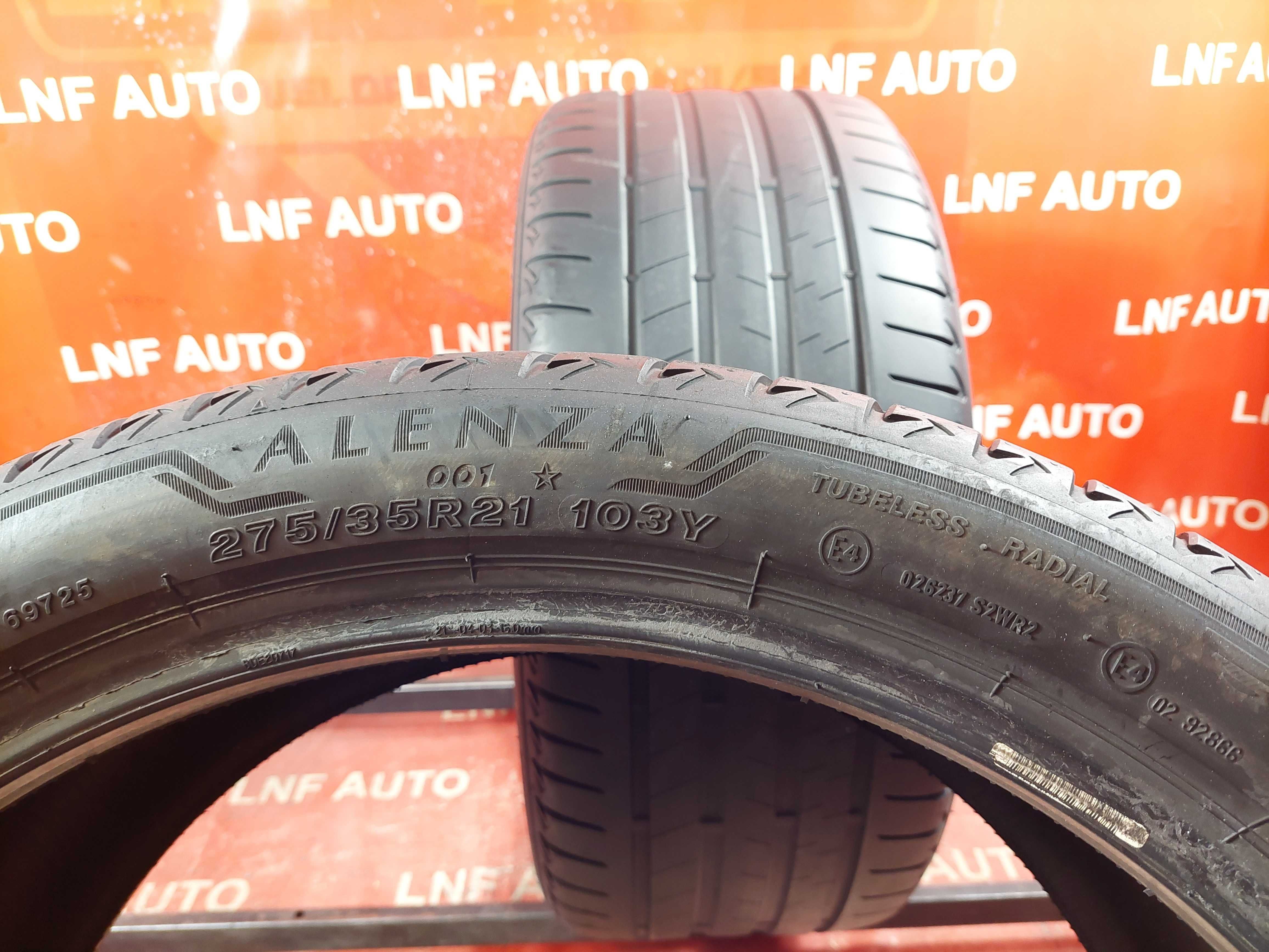 Anvelope de VARA - 275/35/21 - BRIDGESTONE - 5 MM - DOT 2019 RFT !