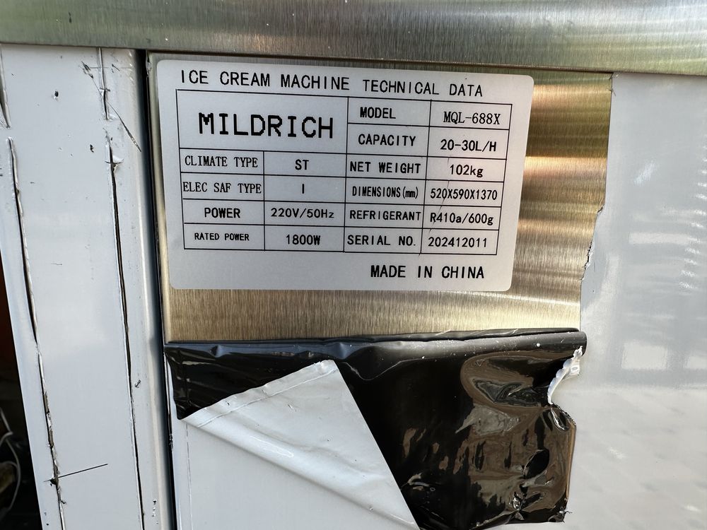 Mildrich frezer 220 w