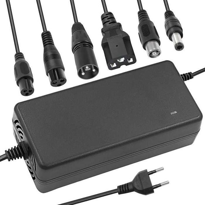 Incarcator Li-ion 54.6V,2A cu 6 conectori,pt biciclete,trotinete,nou