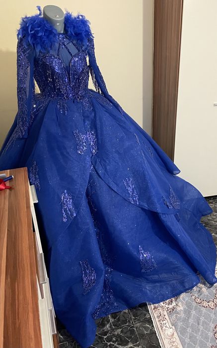 Годежна рокля! (ТУРСКО СИНЬО)