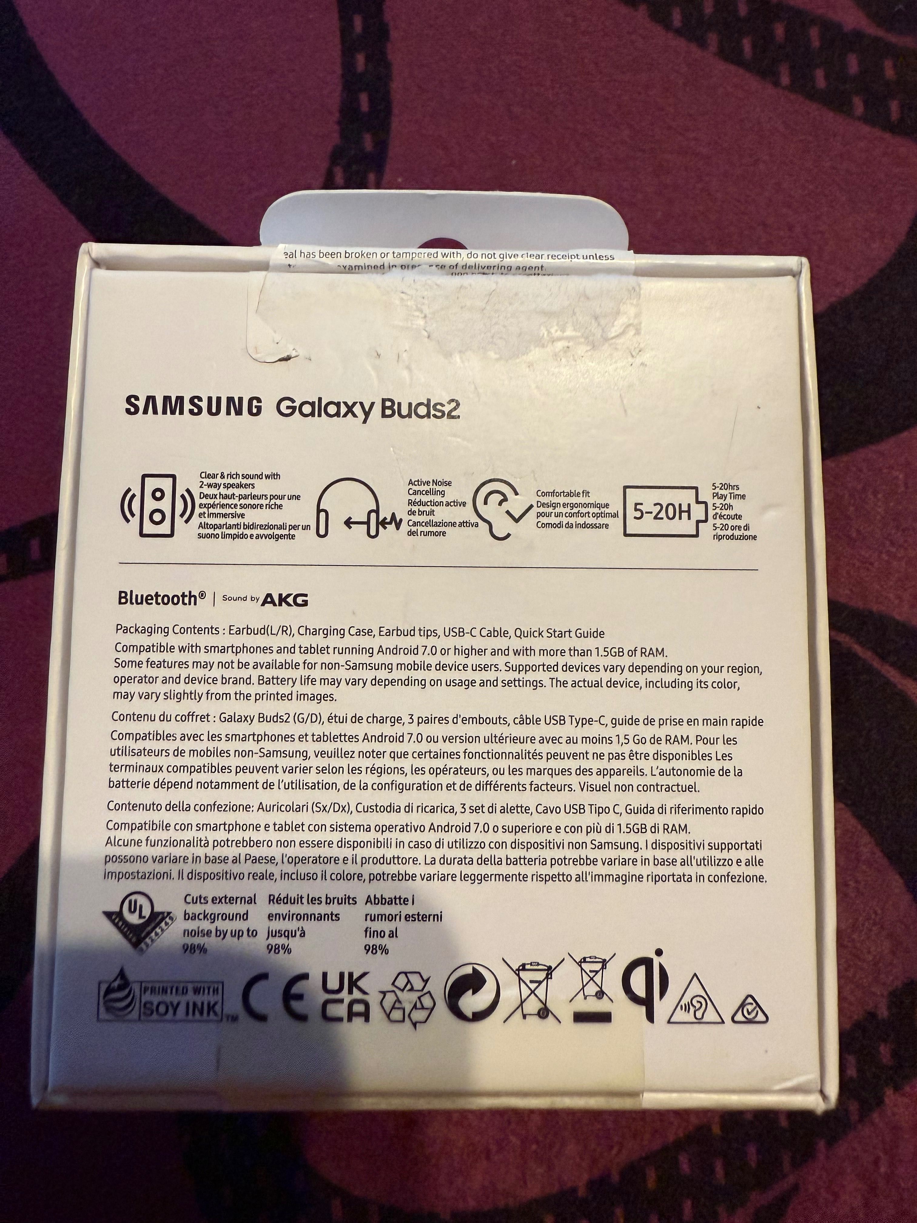 Слушалки Samsung galaxy buds 2