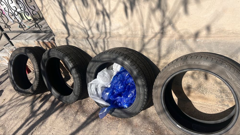 Продам бу шины симние и летние