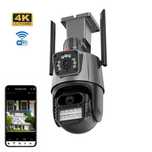 Camera de supraveghere tripla/360/panou solar 4G SIGILATA/NOUA