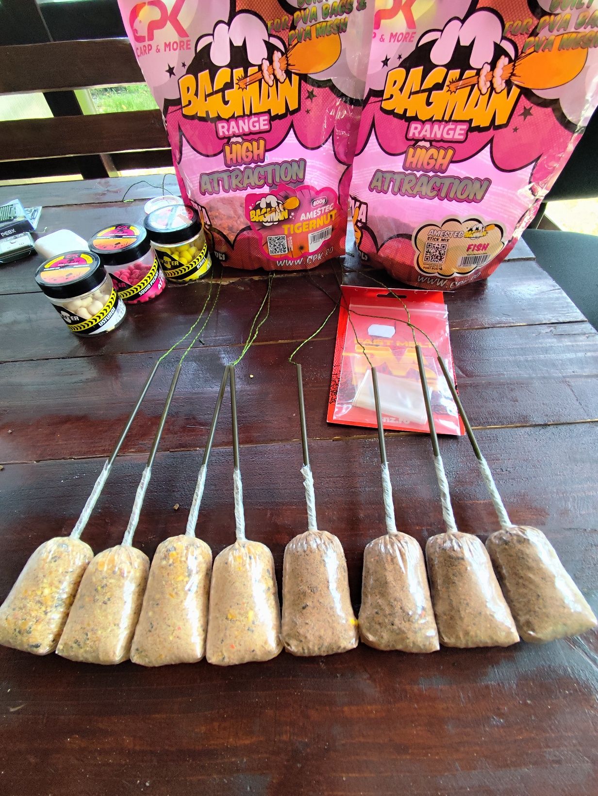 Set 10 bag-uri pva - fishmeal,tigernut