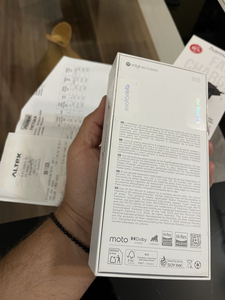 Motorola edge 60 FUSION 5G 256 GB Grey - NOU, neutilizat