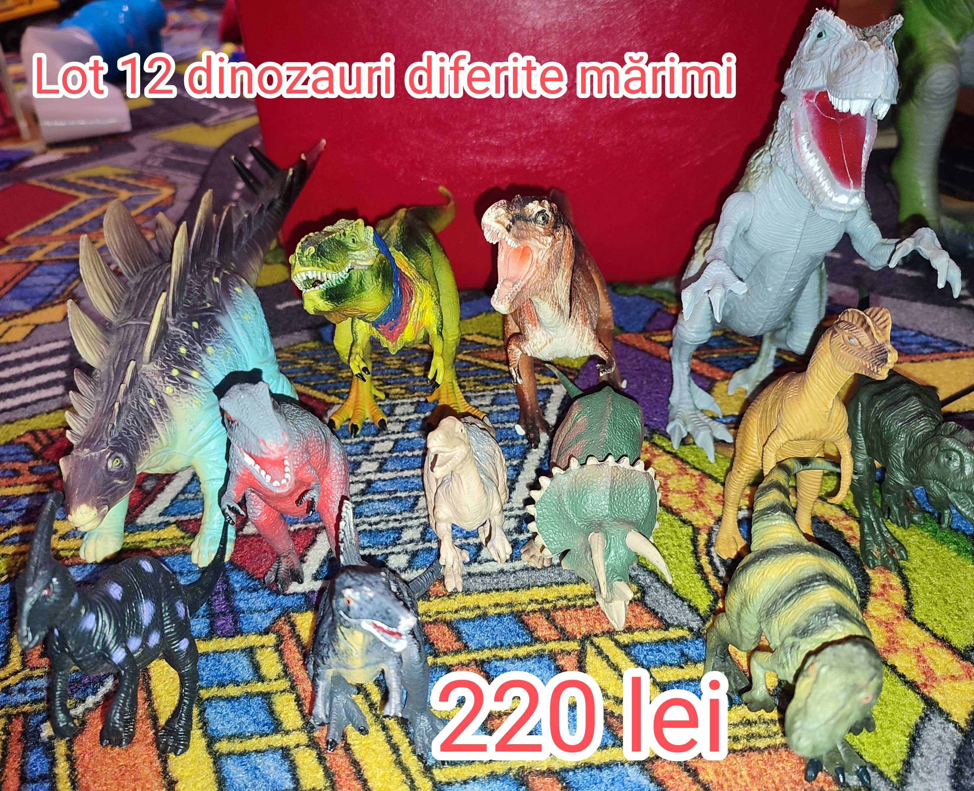 Dinozauri diferite mărimi, costum dragon+papuci 4..5 ani