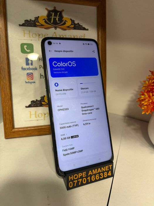 HOPE AMANET P2-Oppo A96 128 GB / 6 GB RAM