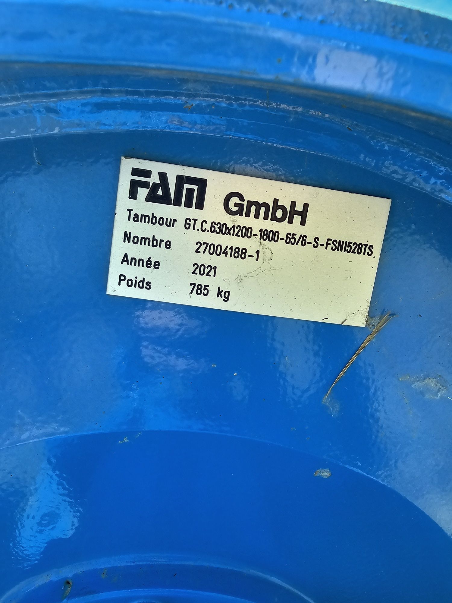 Барабани за ГТЛ -FAM GmbH 1200мм и 2000мм лента