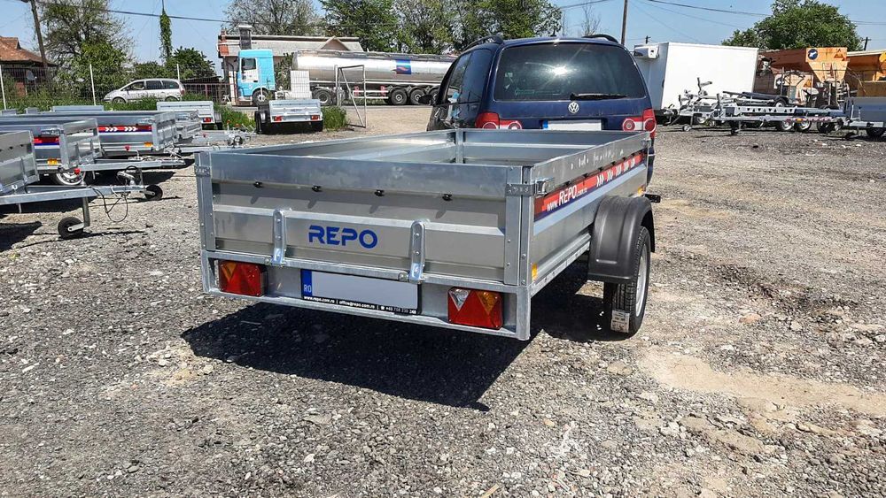 Remorca auto Repo, basculabila ATV, remorca dublu ax 750 kg