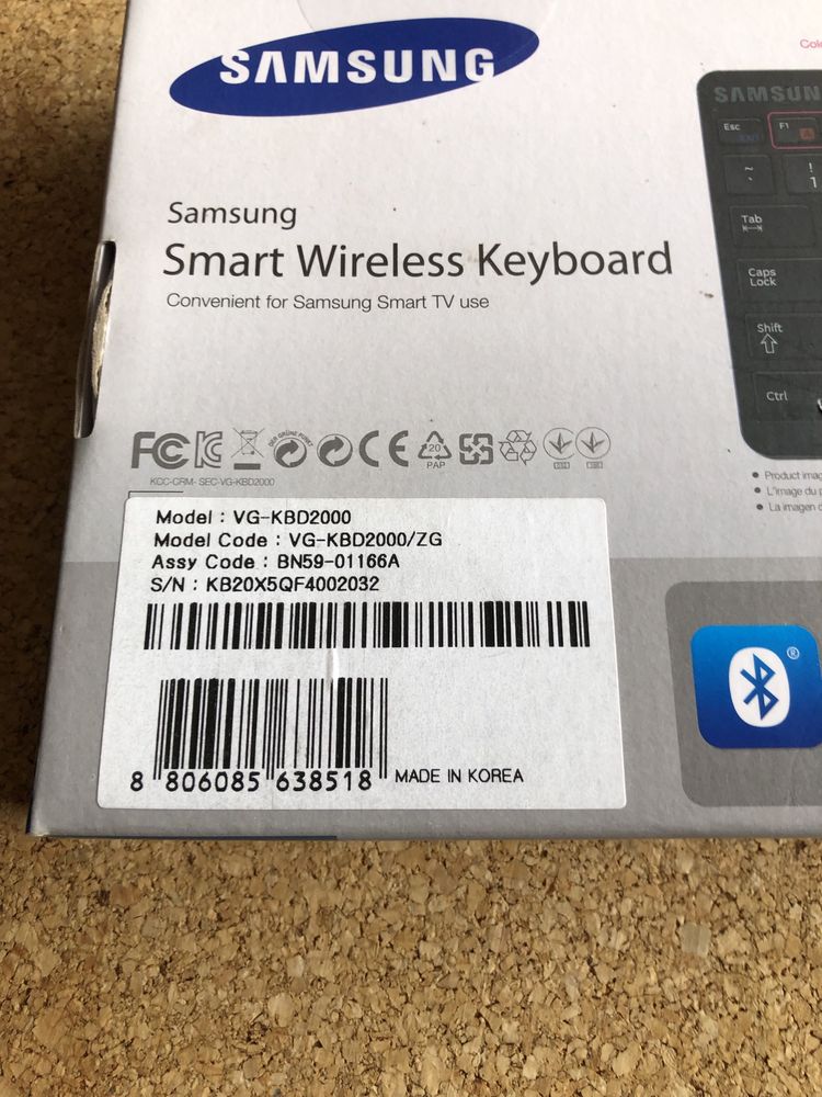 Samsung Wireless Keyboard VG KBD2000 ZG