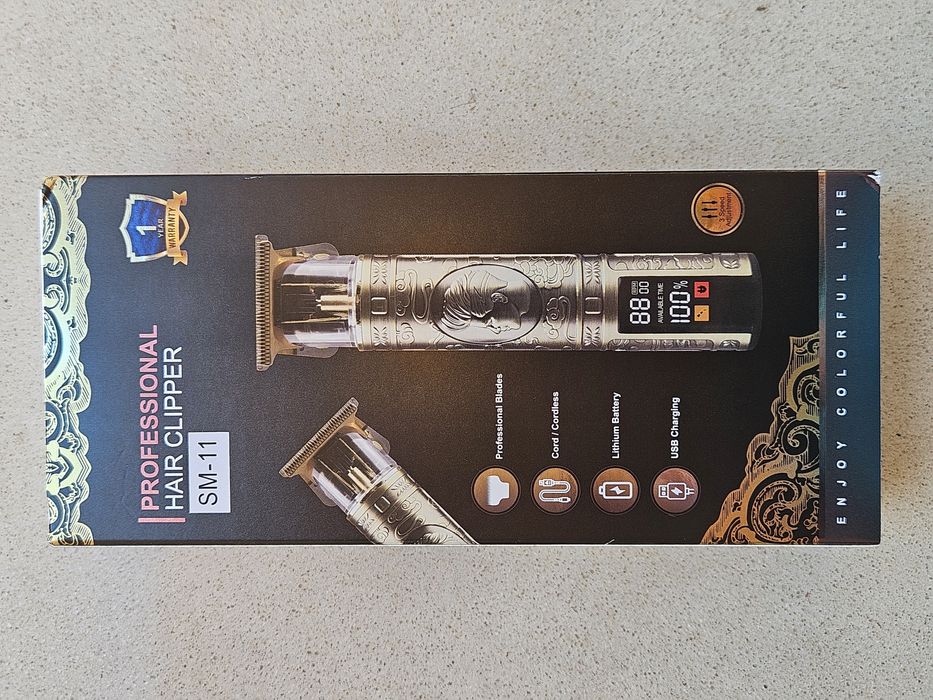 Машинка за подстригване на коса, тример за брада, безжична