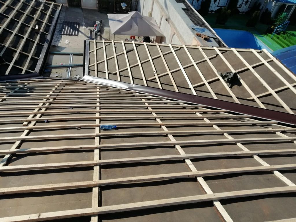 Tigla metalica jgheaburi reparatii terase foisoare accesorii