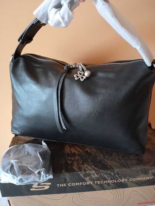 Чанта дамска от естествена кожа. Нов.