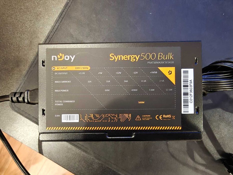 Захравнване - NJOY Synergy 500, 500W, PFC Active