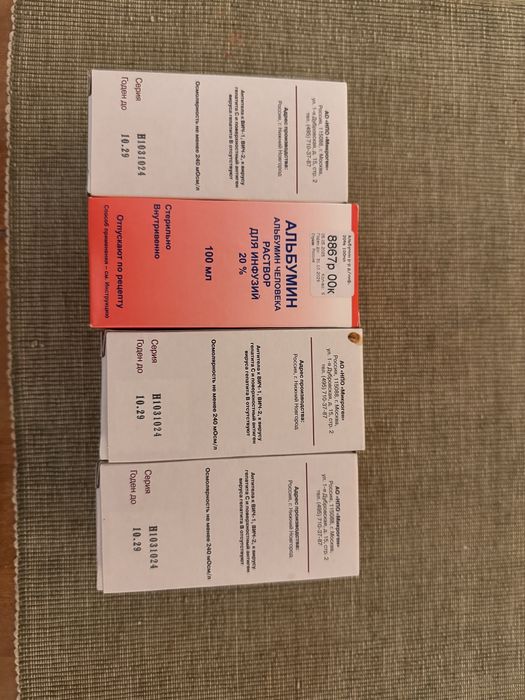 Альбумин человека 20%