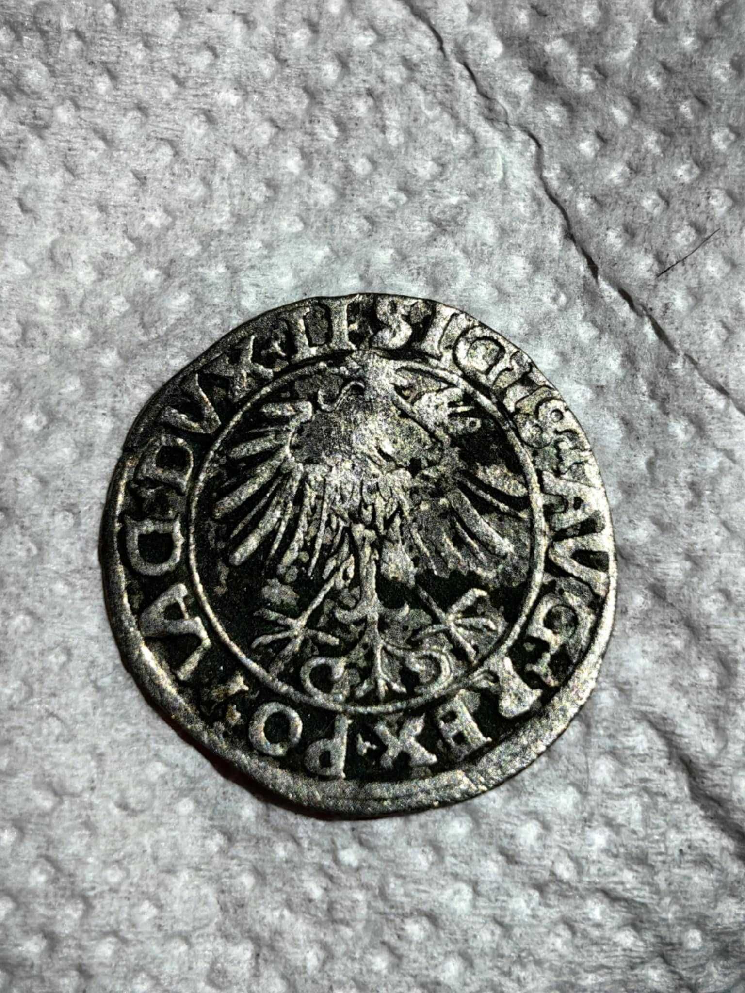 Moneda Argint Gros Polonez 1556