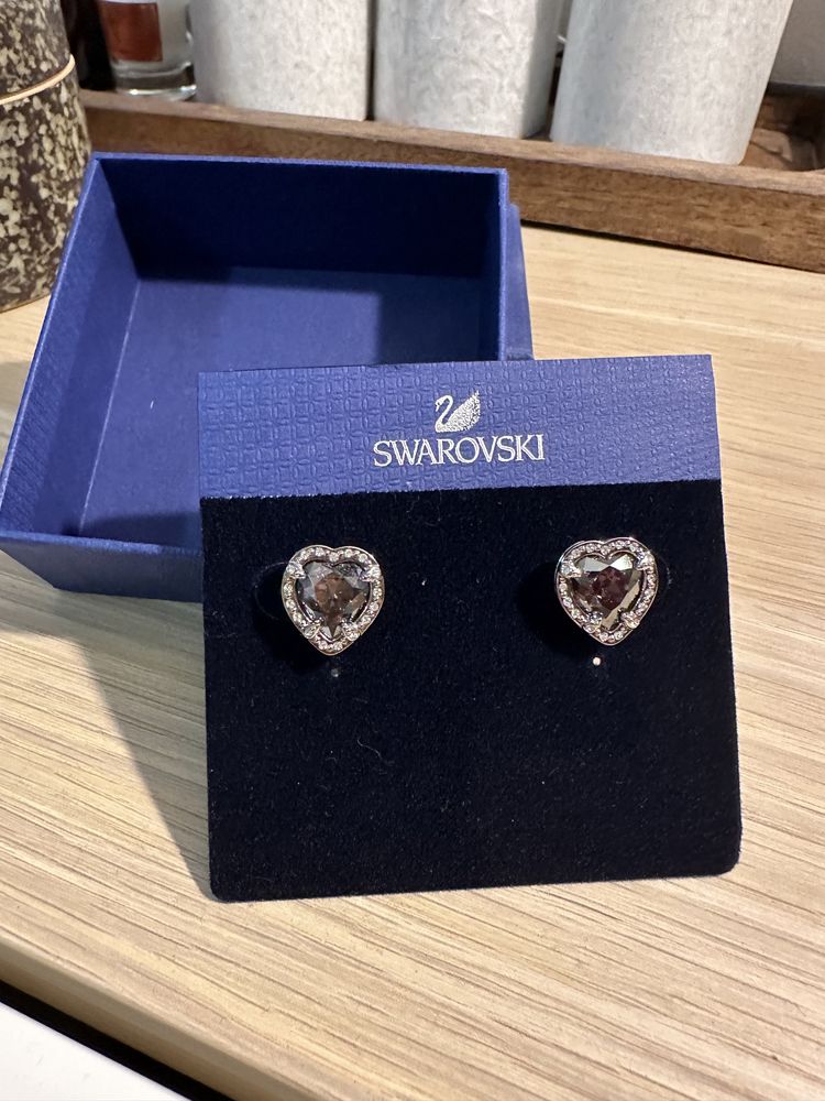 Обици Swarovski сърца