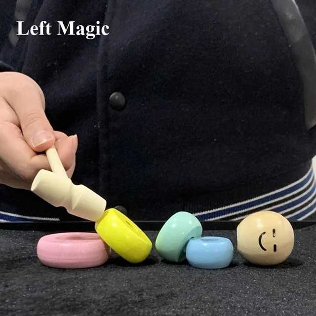 Японска традиционна игра упорита Дарума Daruma дървена играчка трик