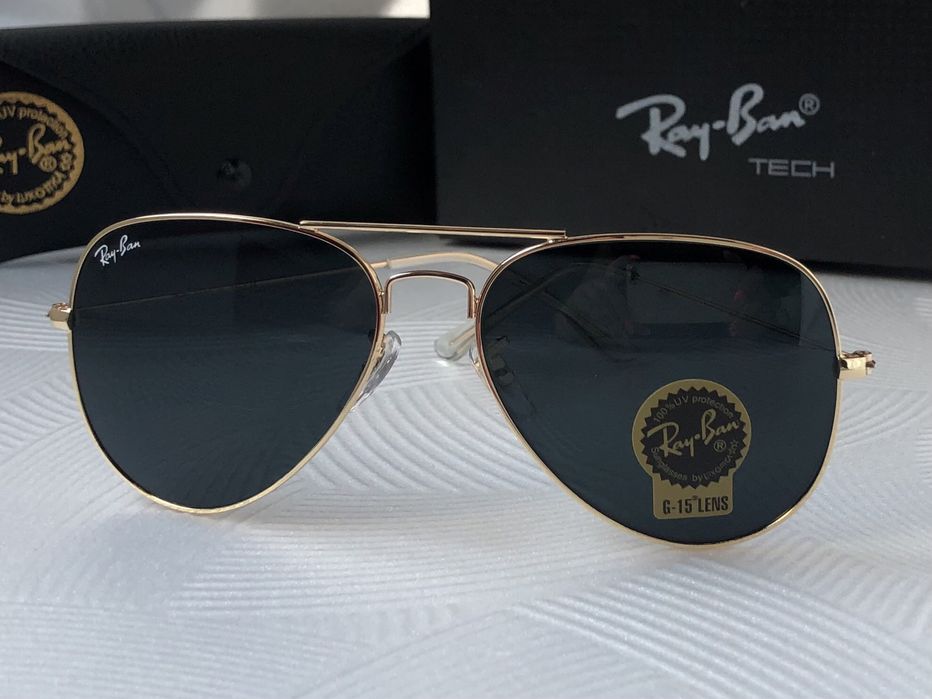 мъжки слънчеви очила авиатор минерално стъкло