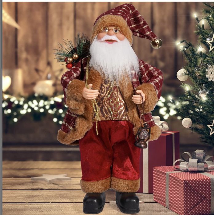 Новогодний санта 30 см