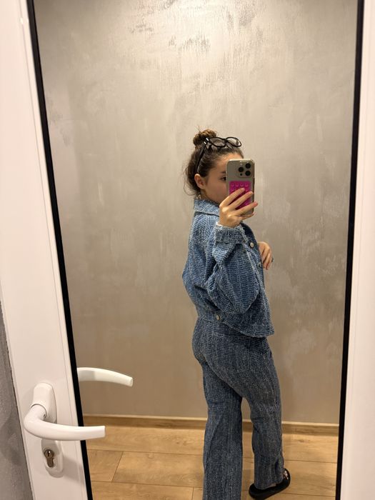 Сет от дънково яке и дънки деним