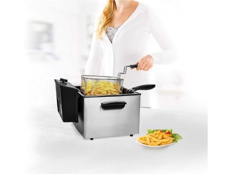 Фритюрник Princess 5 L - 7 порции, студена зона и регулируем термостат