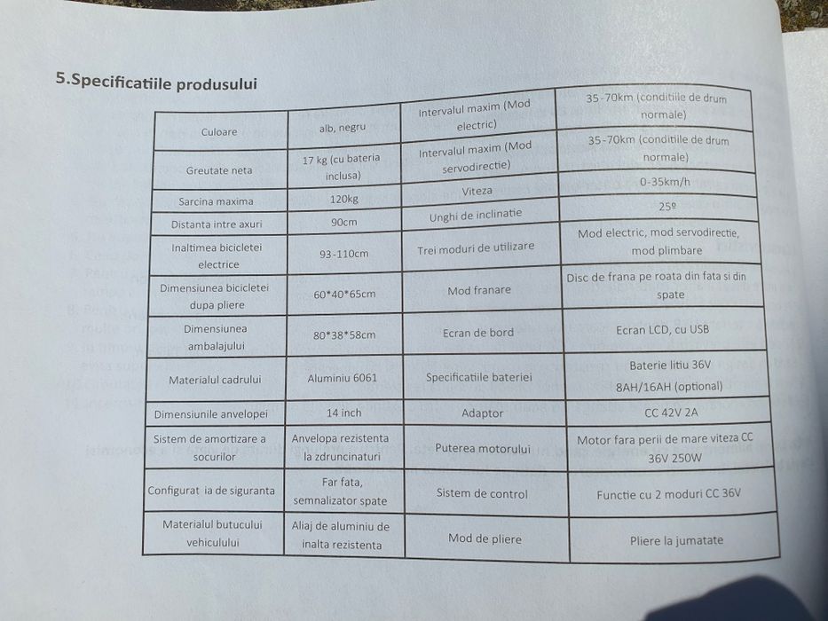 Bicicleta electrica pliabila 2Drive