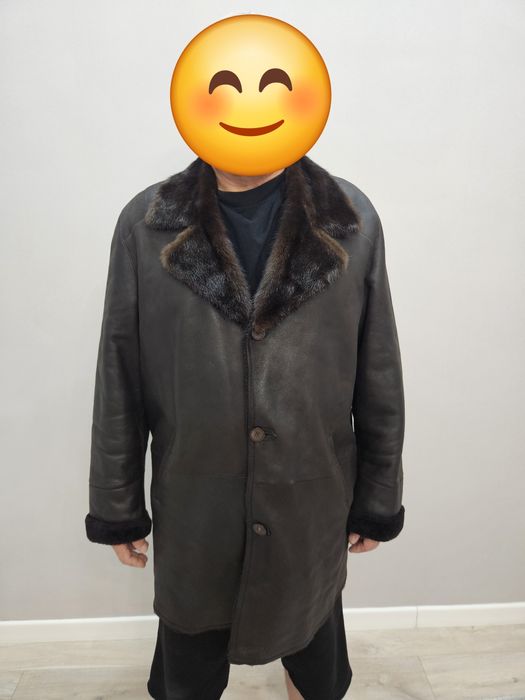 Мужская дублёнка размер 52-54 (2XL)