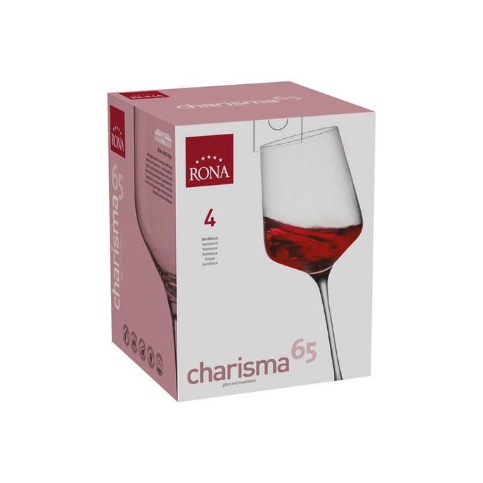 Чаша за вода Rona Charisma 4220 460ml, 4 броя