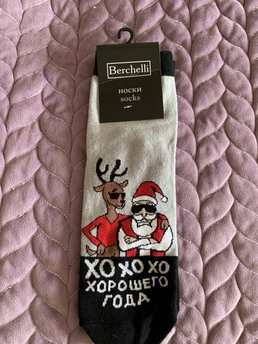 Мужские новогодиние носки