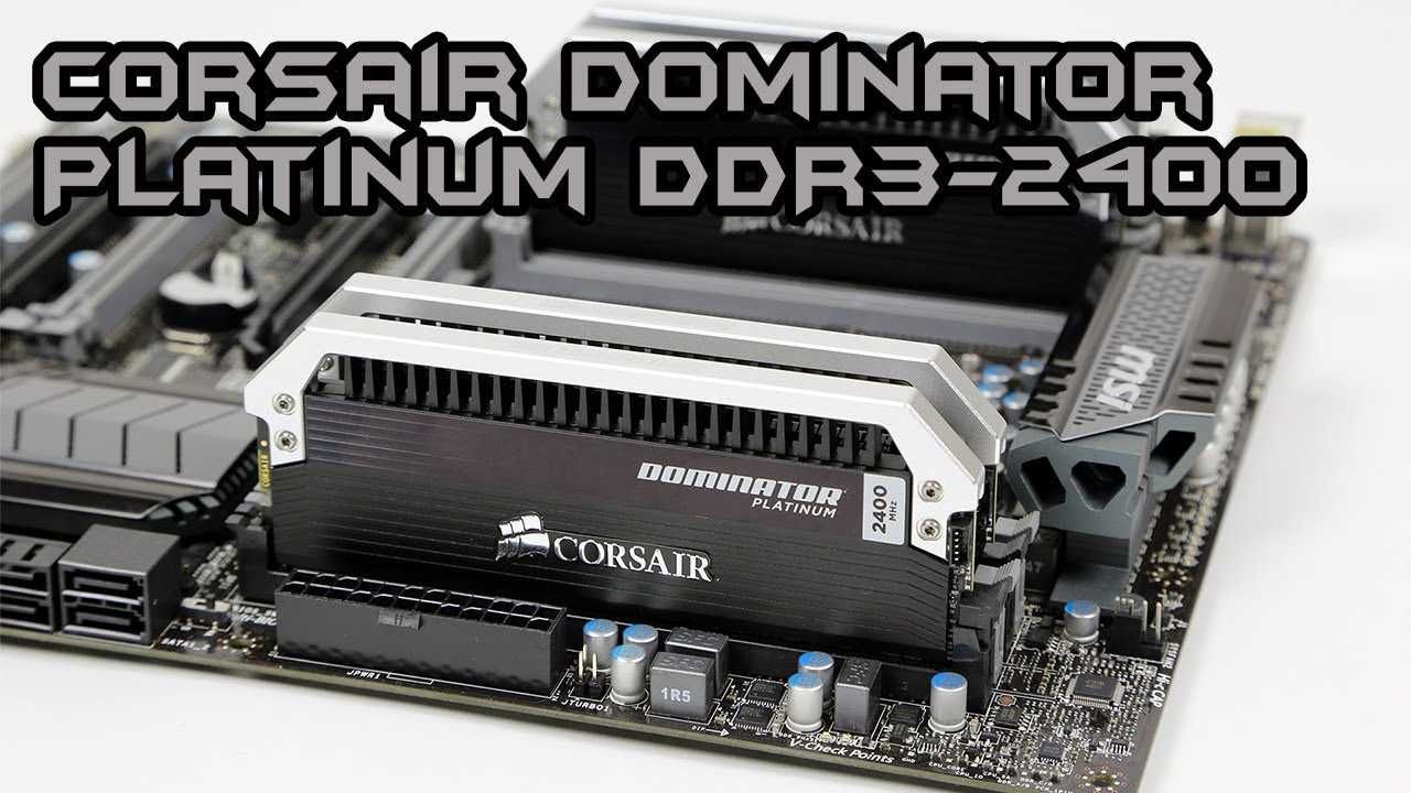 RAM 16GB 4x4gb Corsair DOMINATOR PLATINUM DDR3 2400Mhz Kit