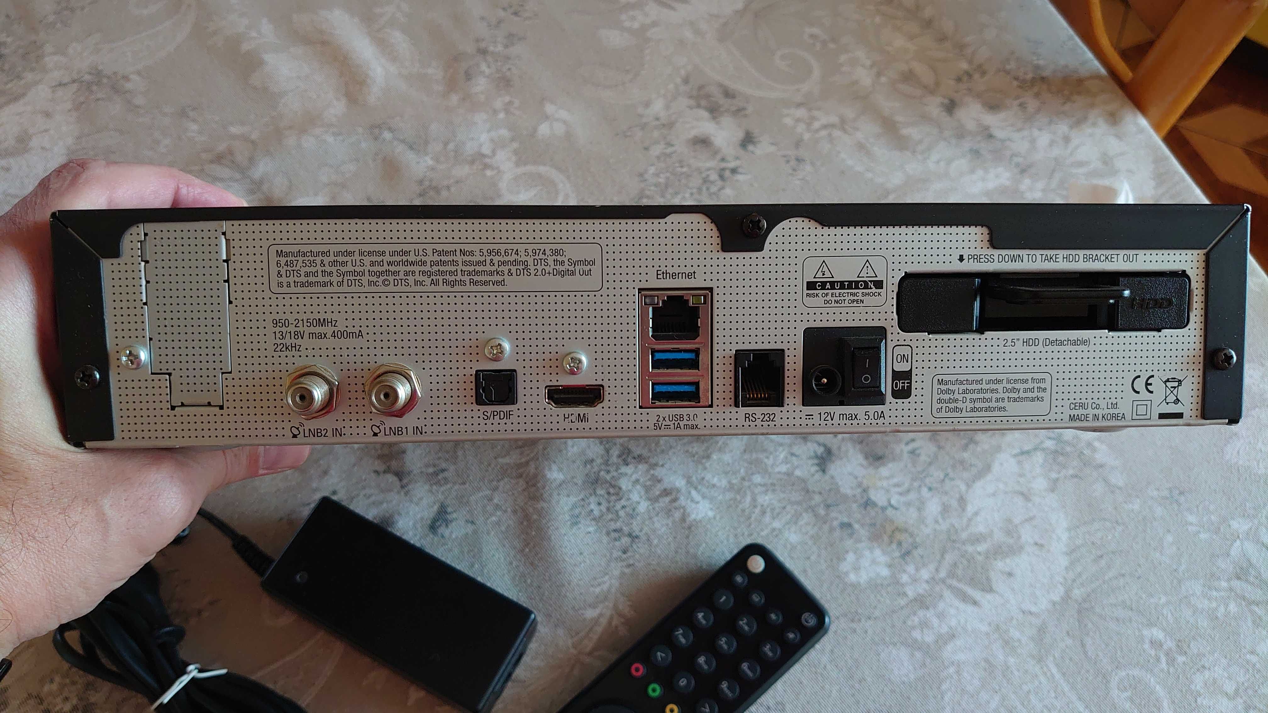 Сателитен приемник Vu+ SOLO 4K Enigma2 Receiver Dual FBC Tuner