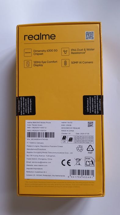 Vând Realme 14 x 5g