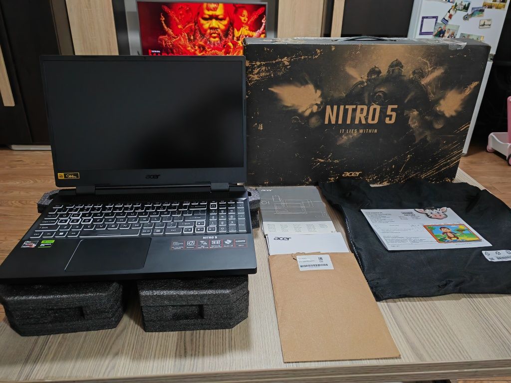 Laptop NOU Gaming ACER Nitro RTX 3070Ti Ryzen 7 6800H 2 Ani Garantie