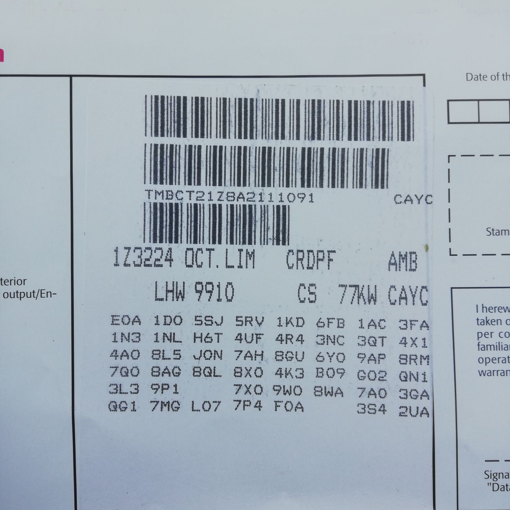 Motor Skoda Octavia 2 FL 1,6 Diesel euro 5 cod motor CAY