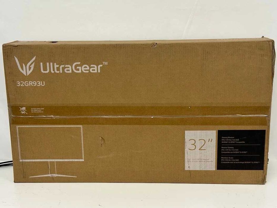 LG 32GR93U-B Ultragear 4K UHD (3840x2160), 144Hz, 1ms, IPS