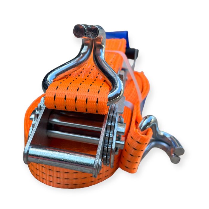 Chinga ancorare marfa 10m, Maner Ergo, 5 Tone, Latime 50mm, Portocaliu