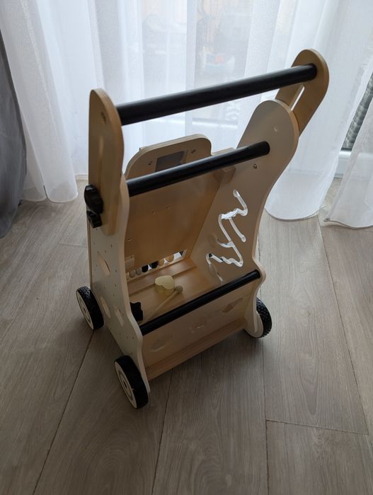 Antemergator lemn natural