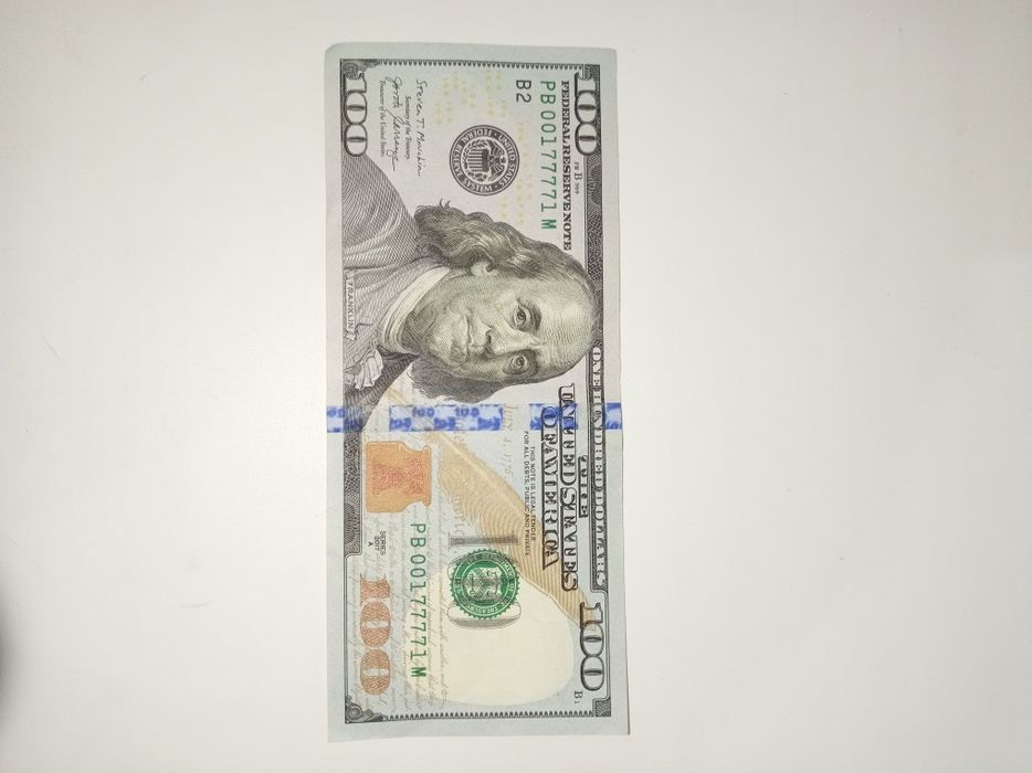 Уникальная 100$ Купюра Noyob 100 Dollarlik Banknot