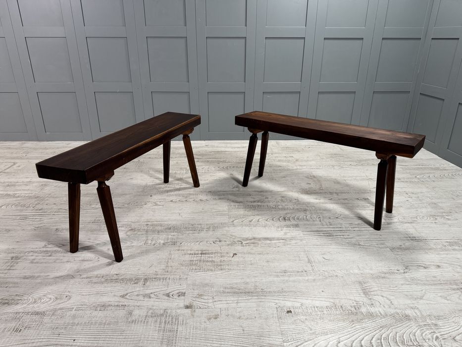 Рустикални, пейки масив орех У017