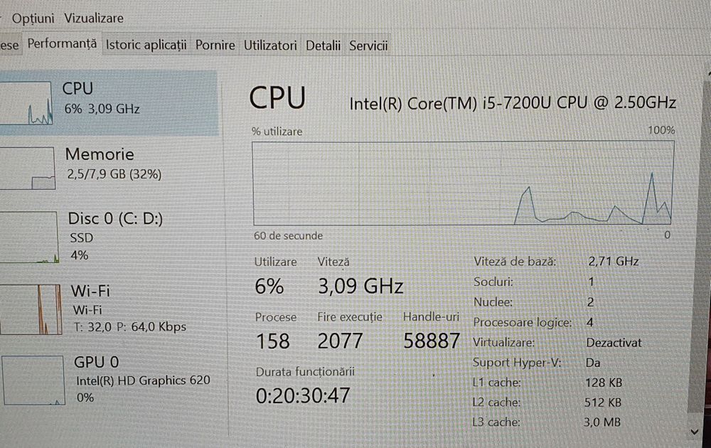 Laptop Lenovo Thinkpad T470s 14" i5 7200 8gb ram 512gb ssd