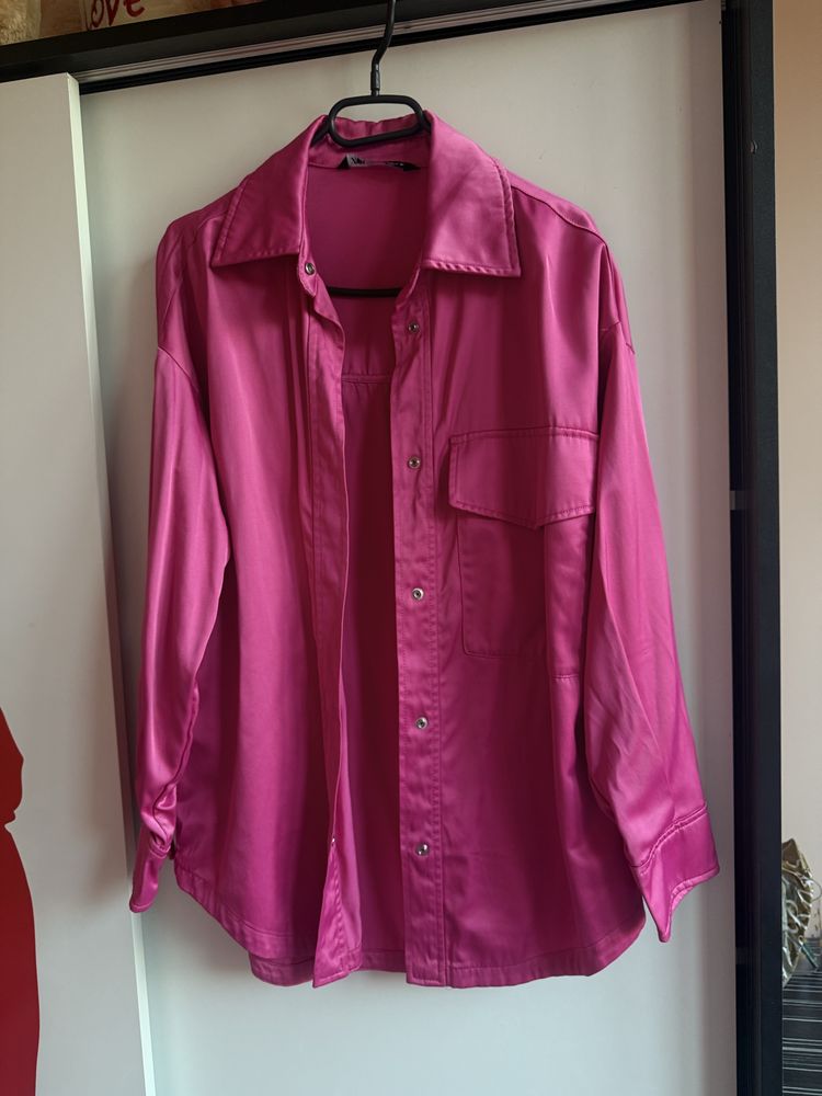 Oversize  Риза Zara / Жилетка Guess