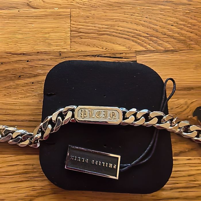 Brățară din lanț cu talisman logo Philipp Plain